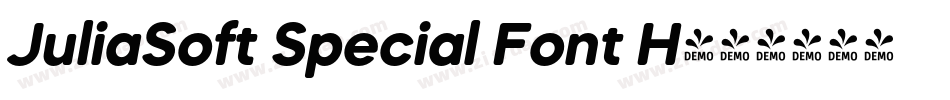 JuliaSoft Special Font H字体转换 JuliaSoft Special Font H字体转换
